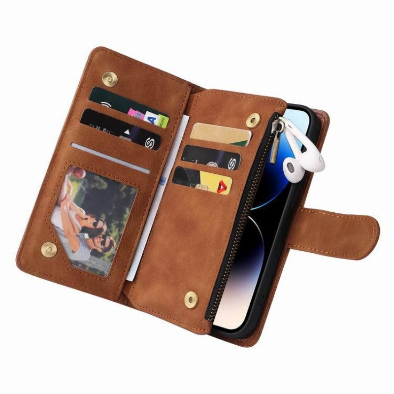 Best selling pet supplies featuring Multi-Card Zipper Wallet Leather Case for iPhone3
