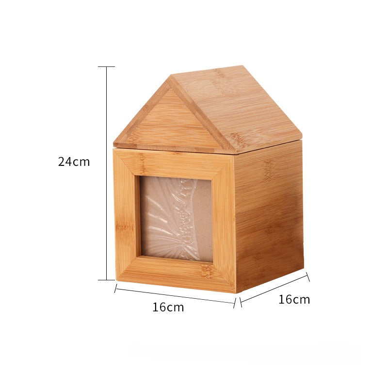 Bamboo Pet Ashes Cremation Urn for memorializing beloved pets7