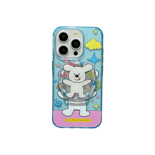 Cartoon Magnetic Lanyard Case Set with Stand for Mobile Phones