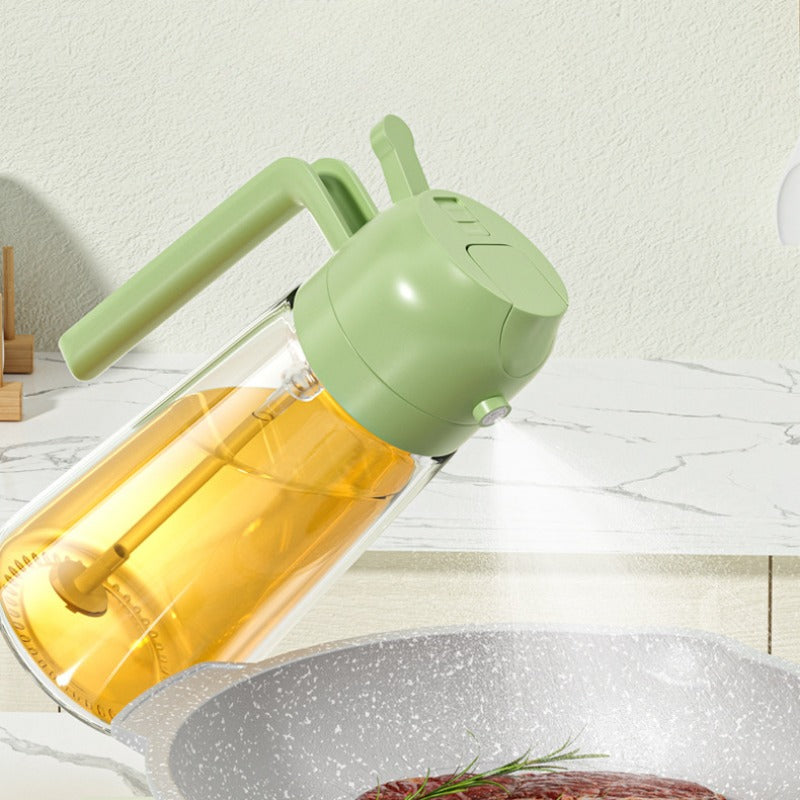 Household Oil Spray Bottle Glass Kitchen Leak-proof Oil Bottle