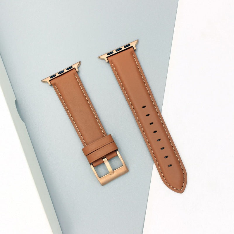 Best selling genuine leather cowhide Apple Watch strap for pets22