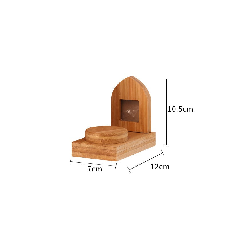 Bamboo Pet Ashes Cremation Urn for memorializing beloved pets8