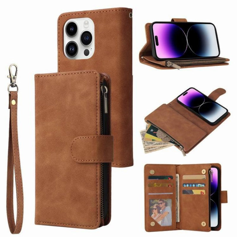 Best selling pet supplies featuring Multi-Card Zipper Wallet Leather Case for iPhone1