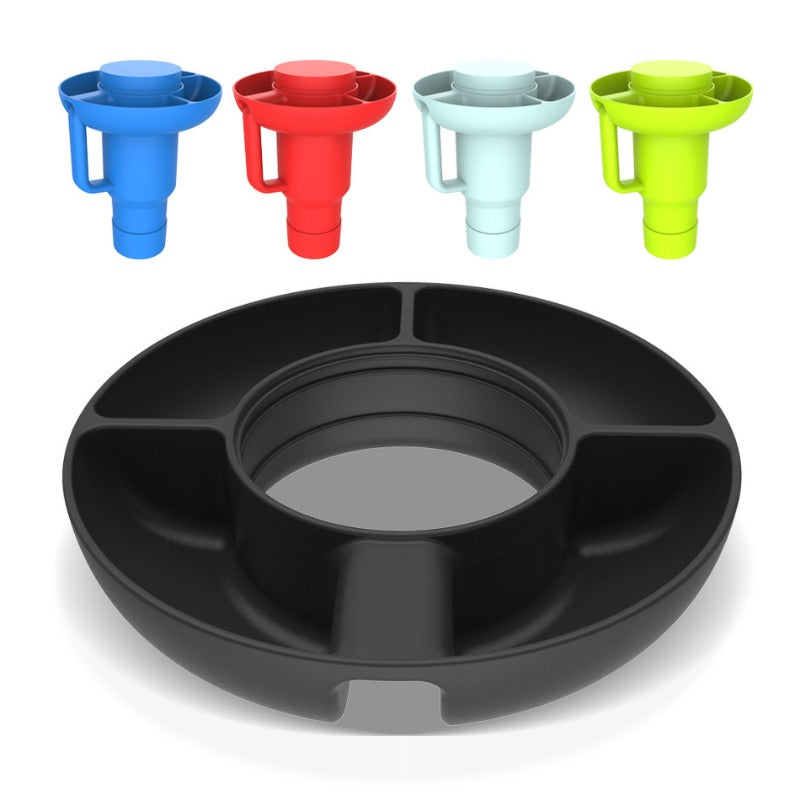 Silicone Snack Tray for 40Oz Stanley Cup Snack Bowl Snack Containers