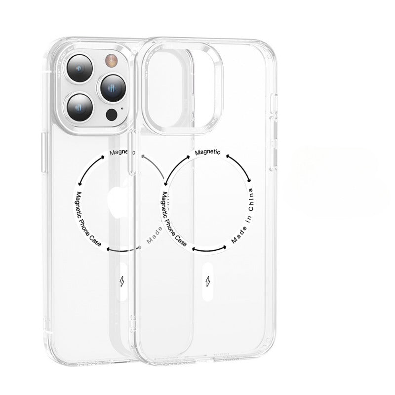 Transparent full-coverage magnetic iPhone case8