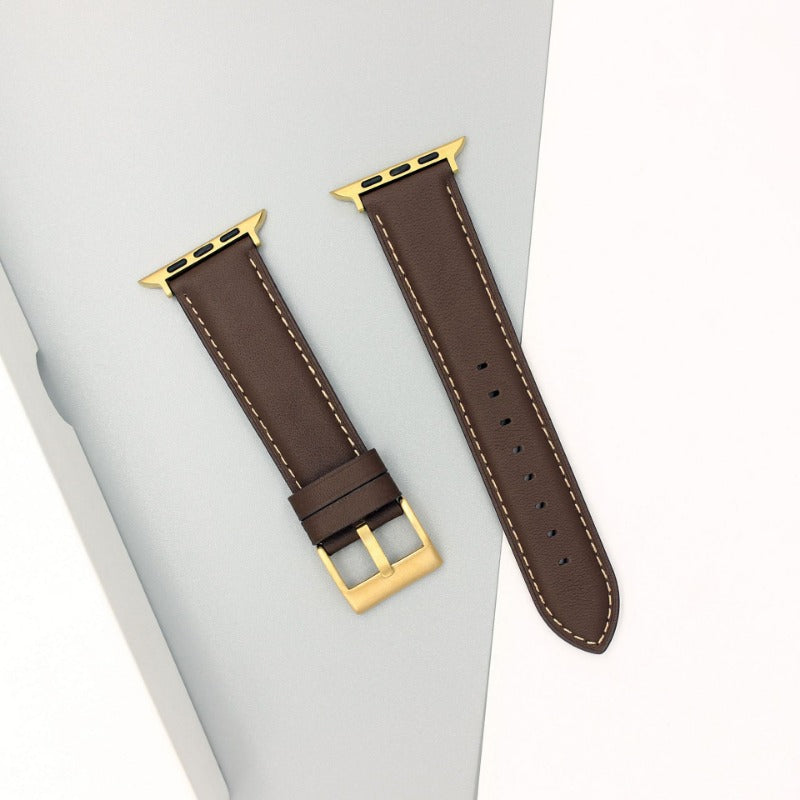 Best selling genuine leather cowhide Apple Watch strap for pets8