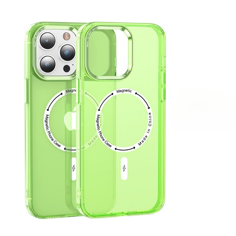 Transparent full-coverage magnetic iPhone case11