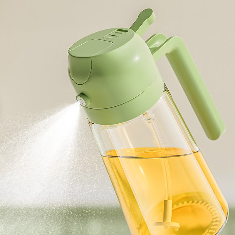 Household Oil Spray Bottle Glass Kitchen Leak-proof Oil Bottle