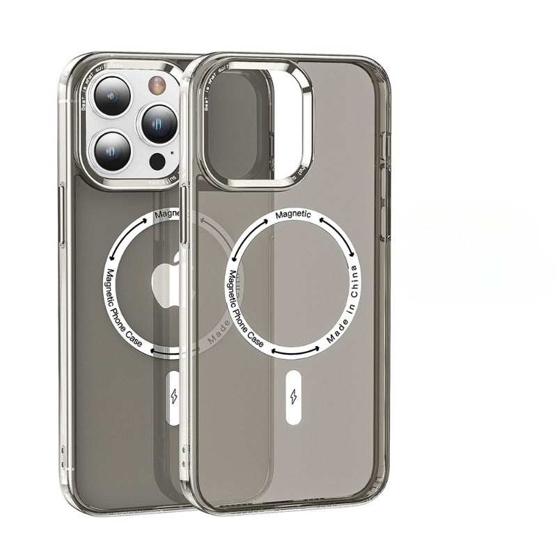 Transparent full-coverage magnetic iPhone case10