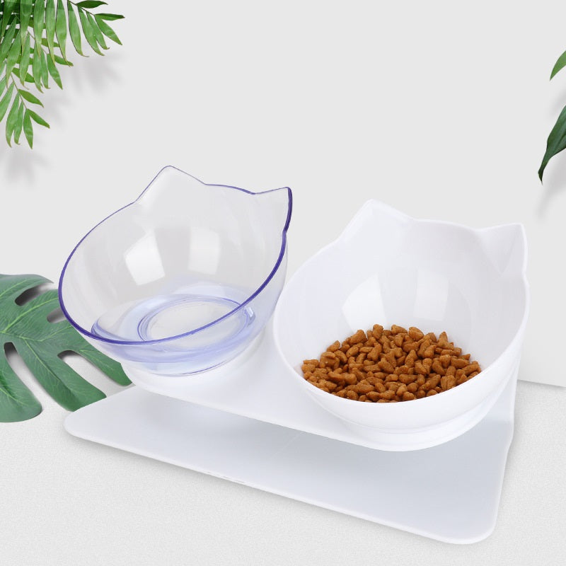 Cat Face Shape Pet Feeder for cats1