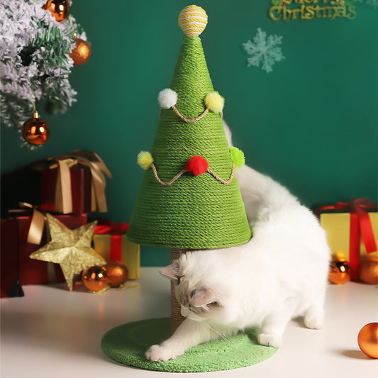 Best selling Christmas Tree Cat Scratching Board pet supplies6