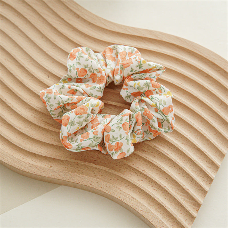 Floral Chiffon Large Hair Tie