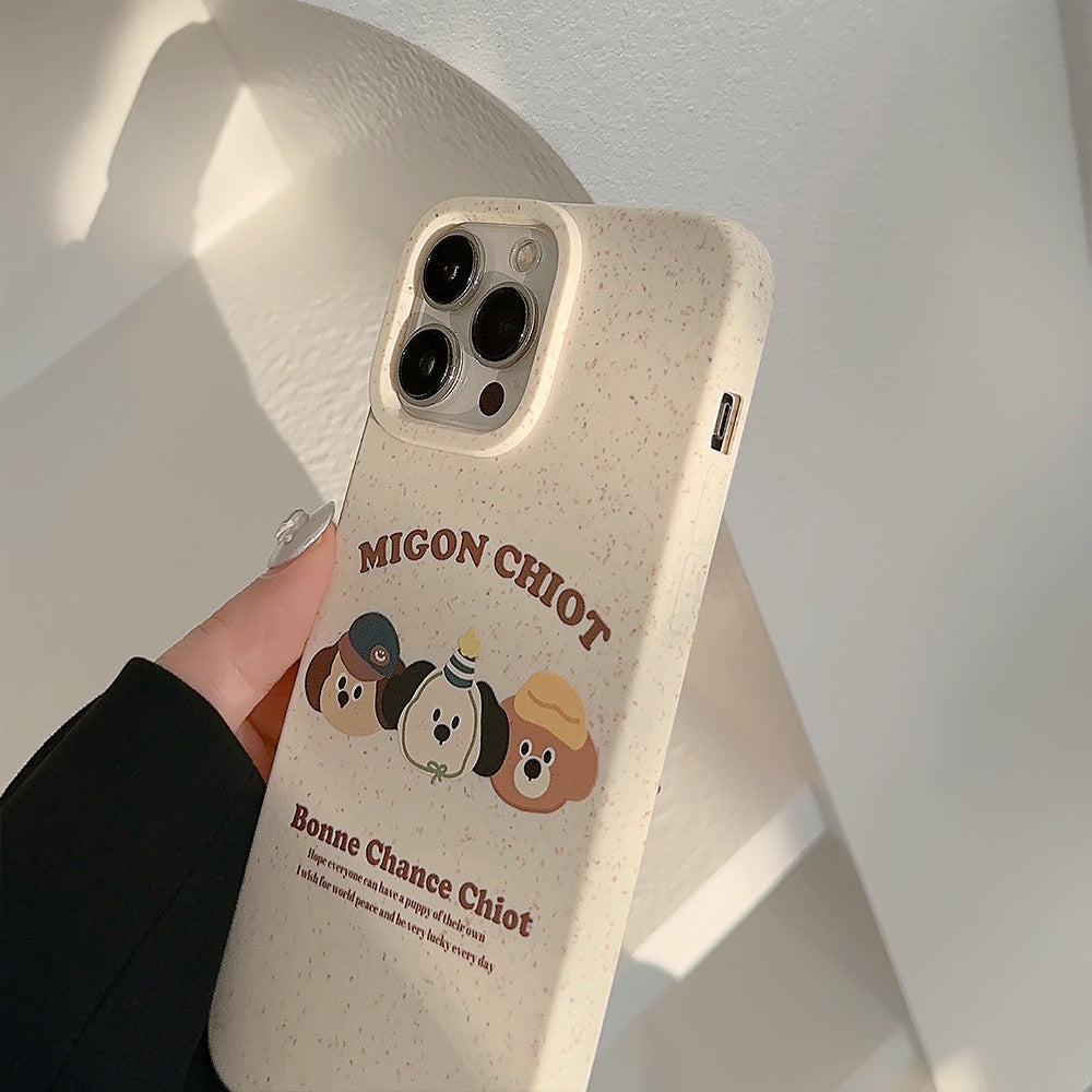 Cute Puppy Silicone iPhone Case6