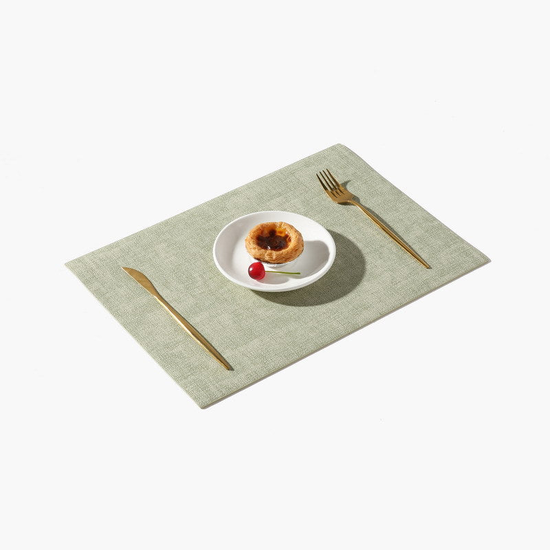 Nordic Cloth Textured Leather Placemat