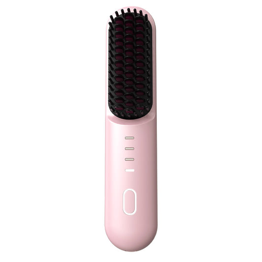 Wireless Hair Straightening Comb Portable & Rechargeable Curling Comb