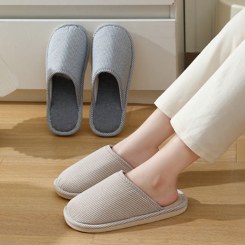 Japanese Style Linen Slippers