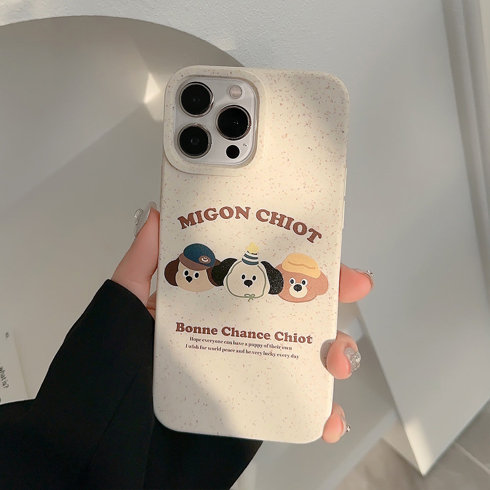 Cute Puppy Silicone iPhone Case1