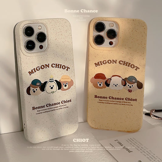 Cute Puppy Silicone iPhone Case2