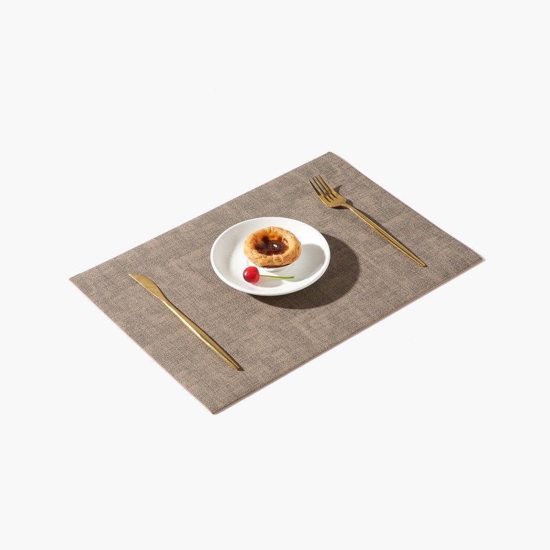 Nordic Cloth Textured Leather Placemat
