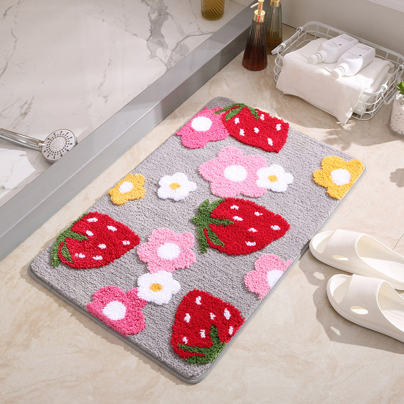 Strawberry Bathroom Mat