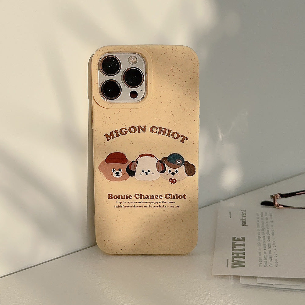 Cute Puppy Silicone iPhone Case4