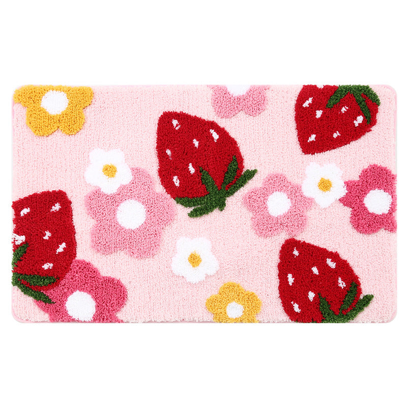 Strawberry Bathroom Mat
