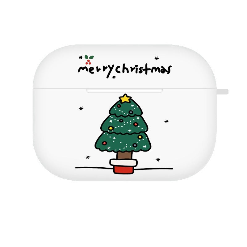 Frosted Christmas Tree design Airpod case8