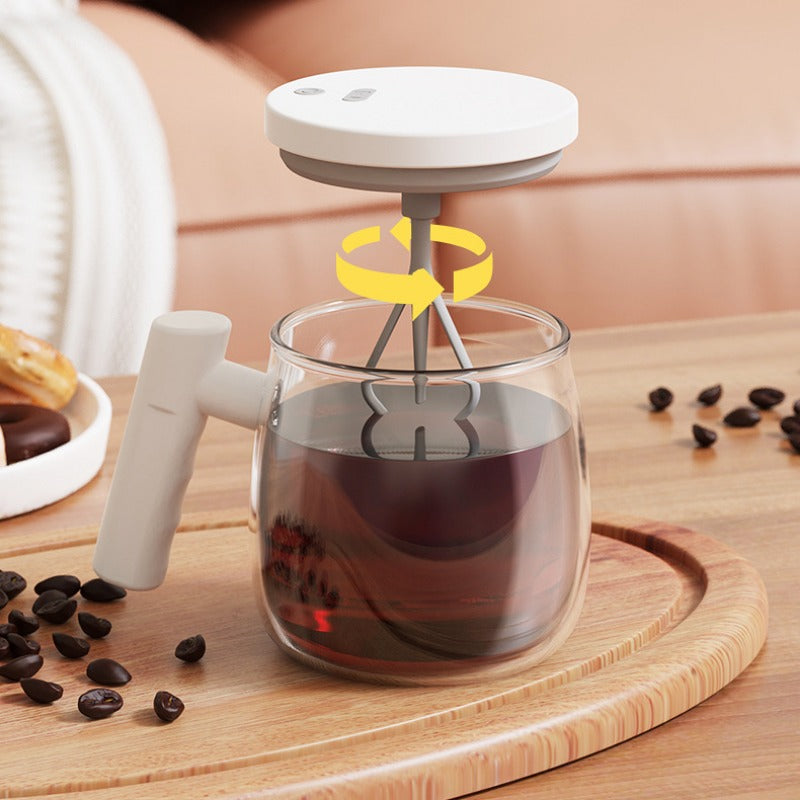 Electric Glass Automatic Mixing Cup Portable Coffee Cup Office Glass Liner Mug