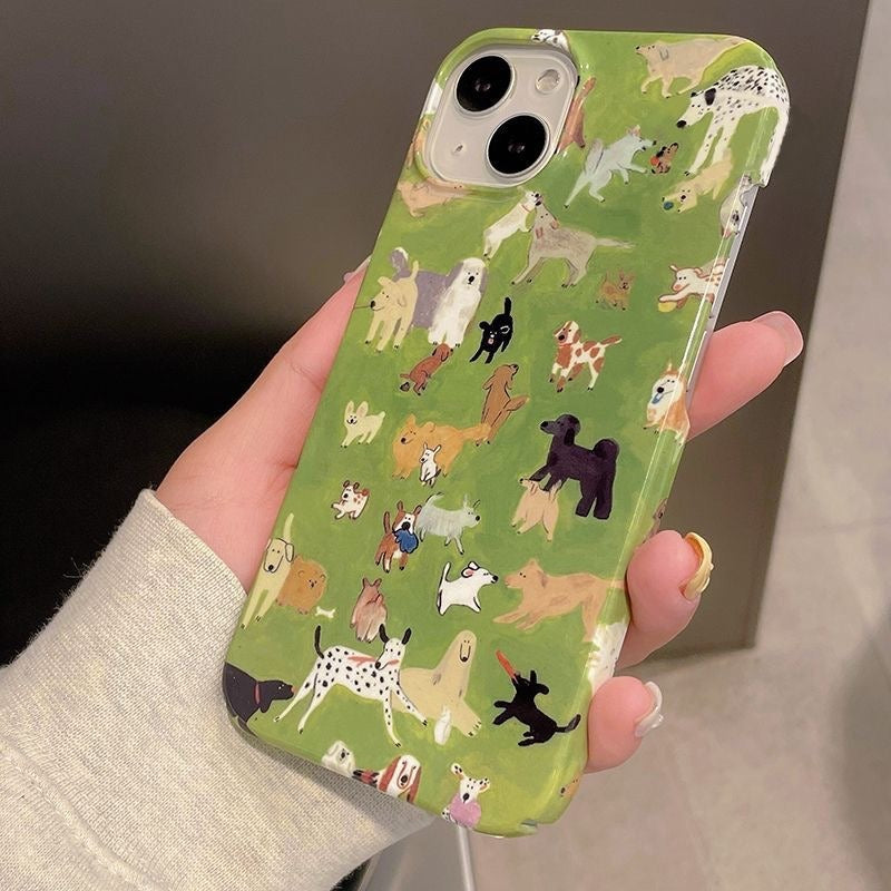 Puppy Park themed iPhone case0