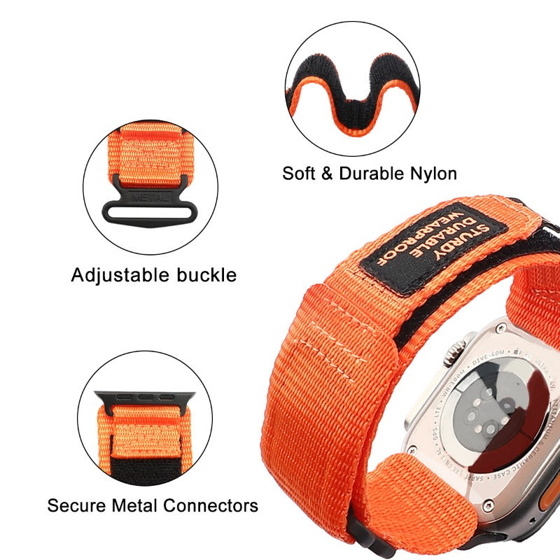 Best selling pet supplies featuring Nylon Woven Watch Strap for Sports and Velcro iWatch Strap3