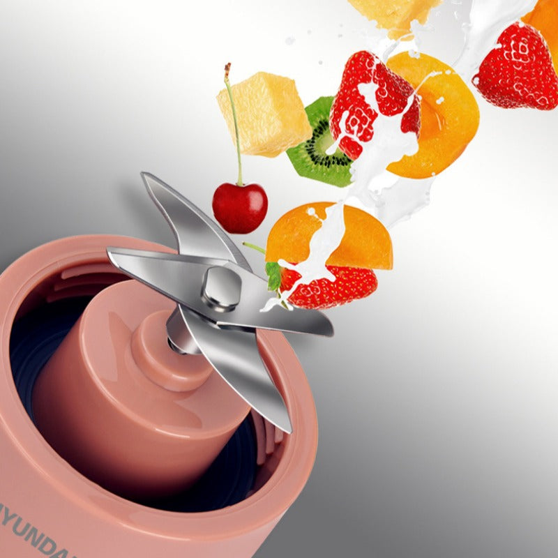 HYUNDAI Portable Multifunctional Juicing Cup Mini Home Juicer and Blender