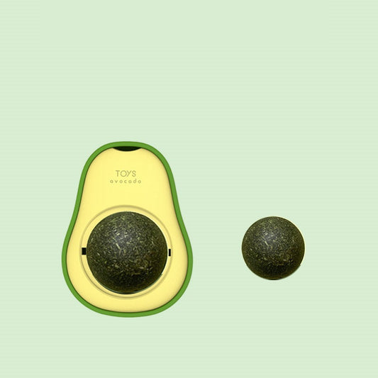 Best selling avocado-shaped natural catnip ball for cats3