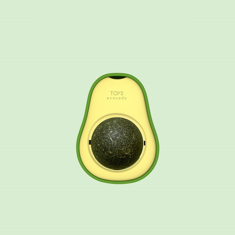 Best selling avocado-shaped natural catnip ball for cats0