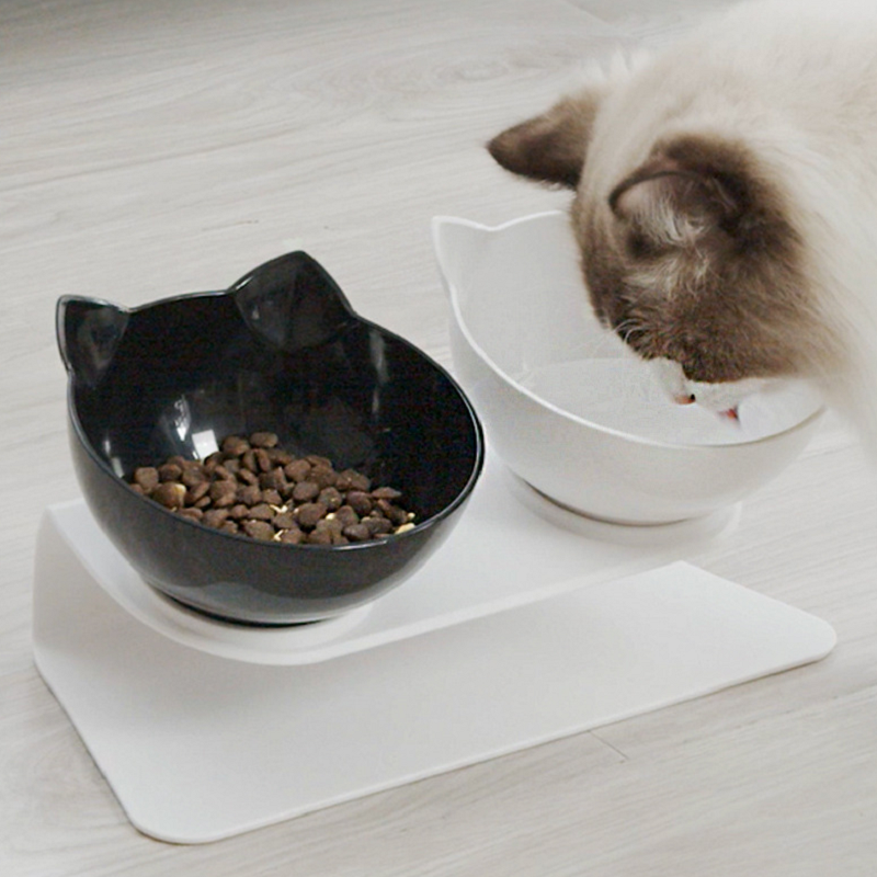 Cat Face Shape Pet Feeder for cats15