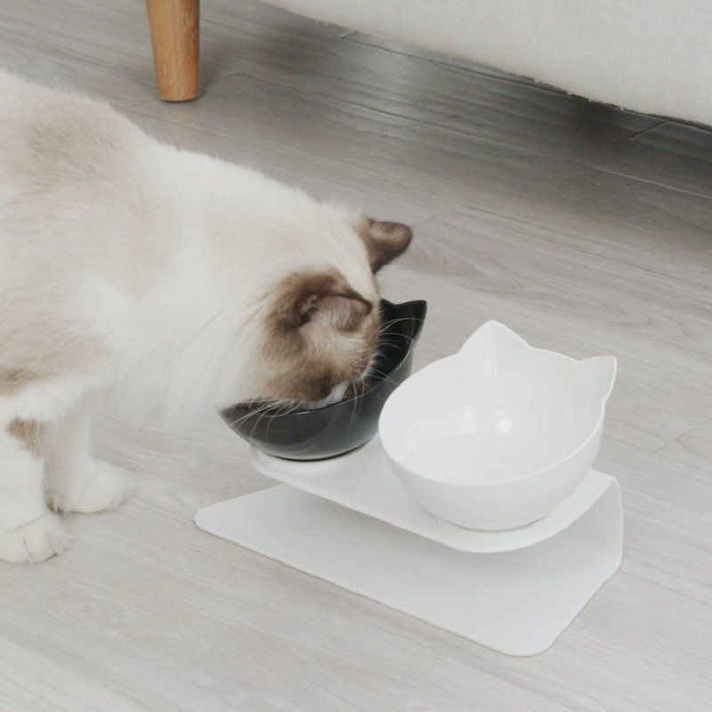 Cat Face Shape Pet Feeder for cats12