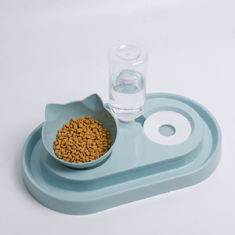 Cat Bowl with Automatic Water Feeder1