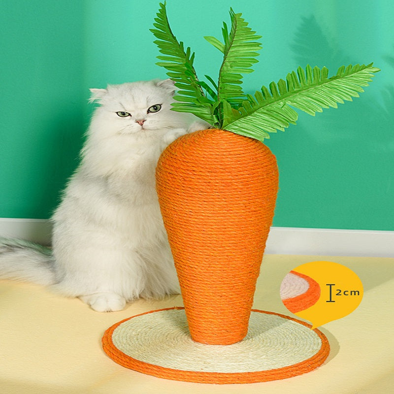 Best selling cat scratching board in carrot shape for pet supplies4
