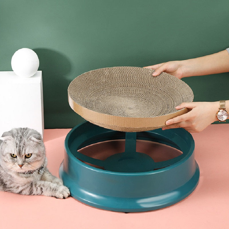 Best selling cat round scratching board pet supplies0