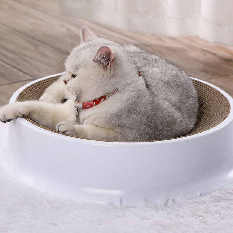 Best selling cat round scratching board pet supplies4