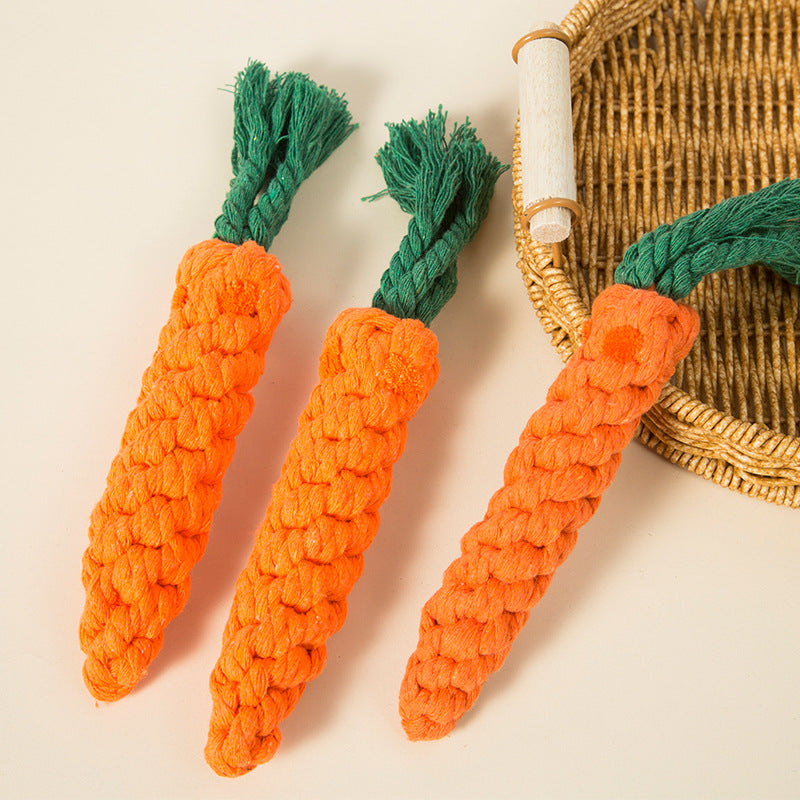 Dog Chew Toy Carrot for puppies and adult dogs3