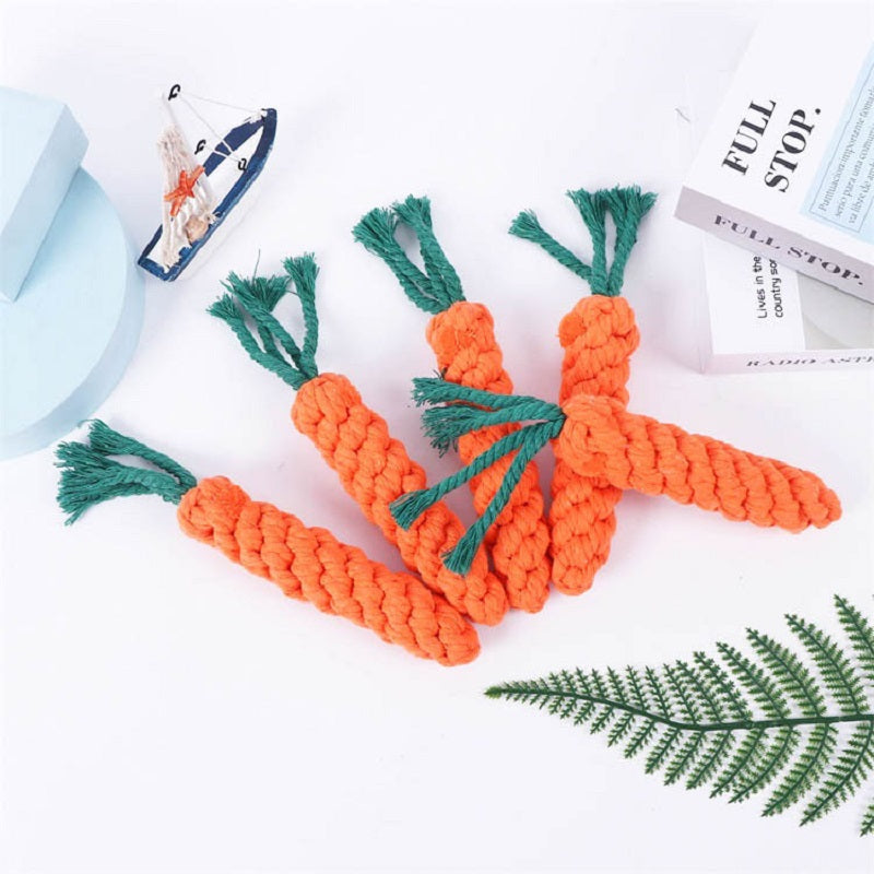 Dog Chew Toy Carrot for puppies and adult dogs0