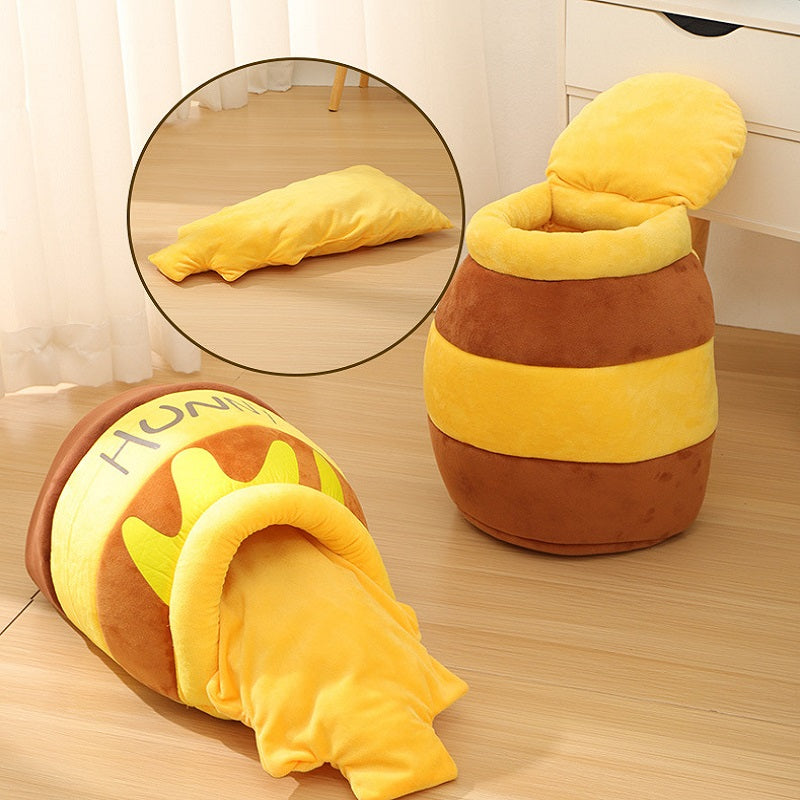 Best selling cat bed shaped like a honey pot for pets4