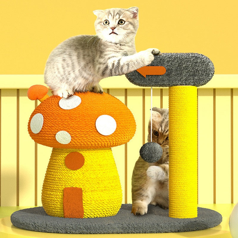 Best selling Cat Scratching Board in Mushroom Shape for pets5