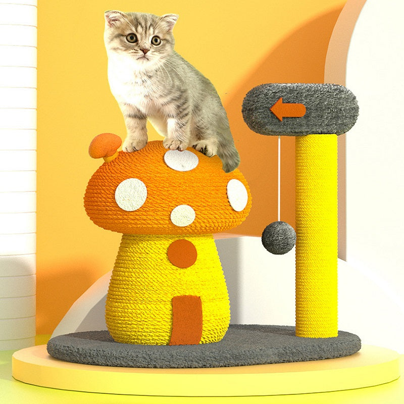 Best selling Cat Scratching Board in Mushroom Shape for pets6