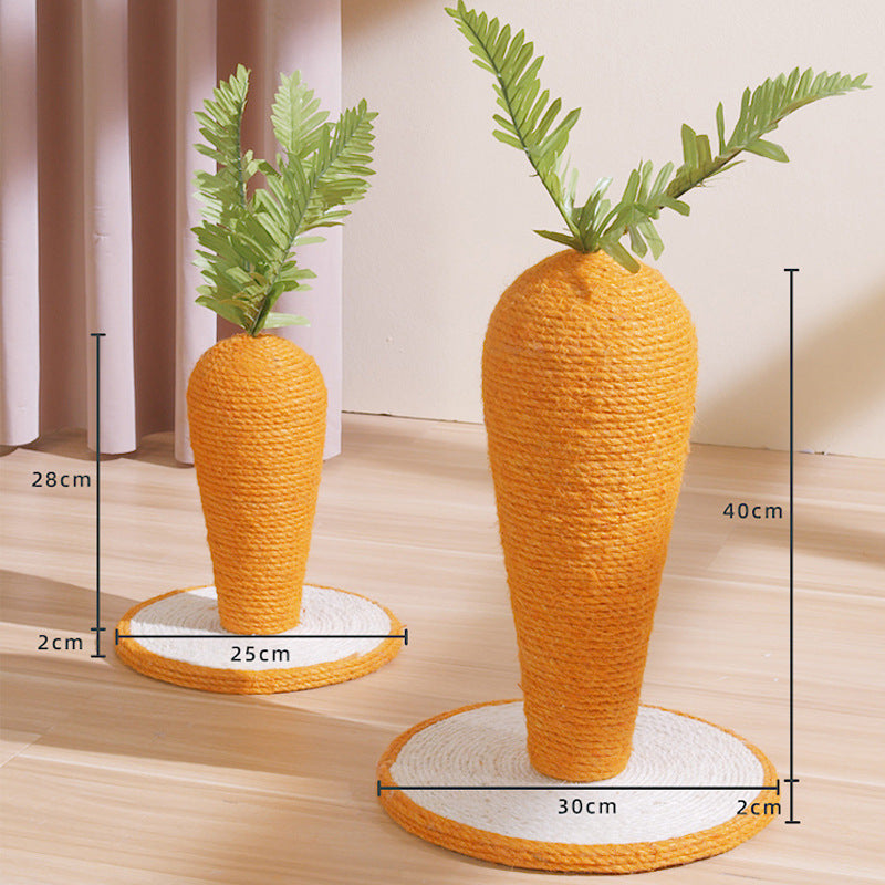 Best selling cat scratching board in carrot shape for pet supplies2