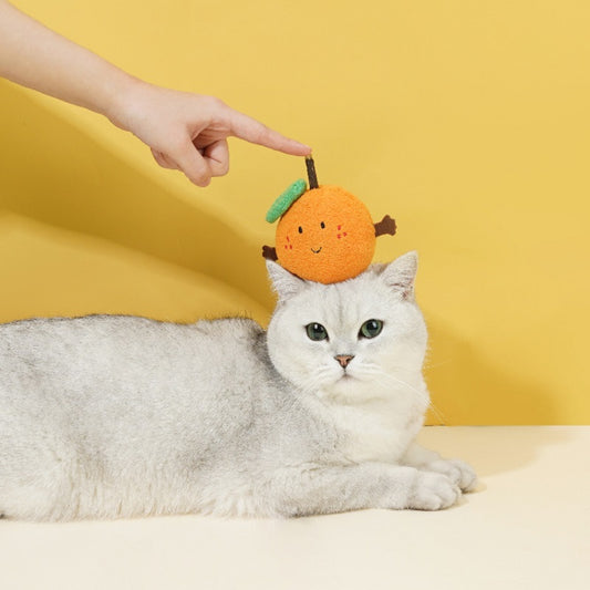 Best selling Zeze orange catnip toy for pets6