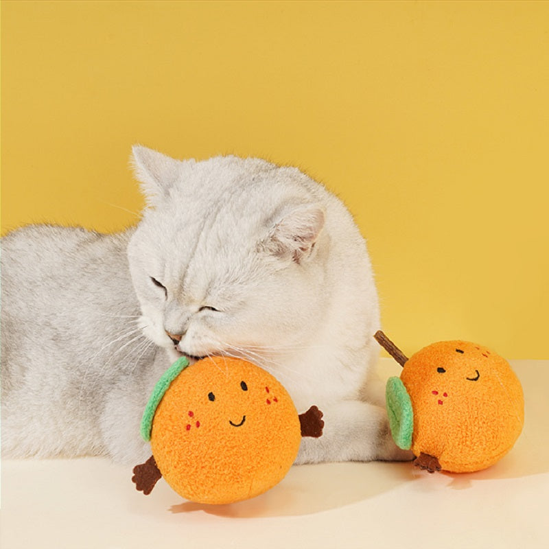 Best selling Zeze orange catnip toy for pets7